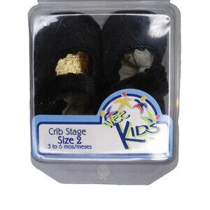 Wee Kids, Crib Stage, Size 2, 3-6 Months, Black, Vintage